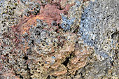 Détail d'une coulée de lave du Piton de la Fournaise - La Réunion