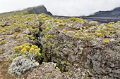 Faille dans le rempart au dessus de l'enclos "Fouqué" - Piton de la Fournaise - La Réunion