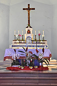 Autel de l'église "Notre-Dame-des-Neiges" à Cilaos - La Réunion
