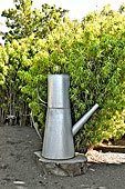 Imposante cafetière à l'entrée du "Domaine café grillé" - La Réunion