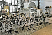 Vue des machines à l'intérieur de l'usine sucrière - "Musée Stella Matutina" - La Réunion