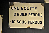 Pancarte sur les murs de l'usine sucrière du "Musée Stella Matutina" - La Réunion