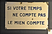 Pancarte sur les murs de l'usine sucrière du "Musée Stella Matutina" - La Réunion