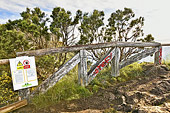 Barrière au bord du cirque de Mafate - La Réunion