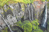 Cascades vue depuis le ciel - La Réunion