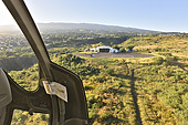 Approche de la zone d'atterissage de l'altiport de "L'Éperon" sur la commune de Saint-Paul - La Réunion