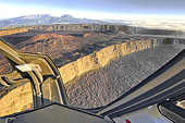 Piton de la Fournaise vu depuis le ciel - La Réunion