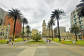 Plaza Independencia avec la statue équestre de "José Gervasio Artigas" - Montévidéo - URUGUAY