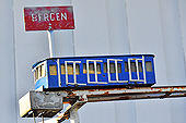 Maquette indicatrice de la progression du funiculaire " Fløibanen" - BERGEN - NORVÈGE