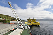 Déchargement du fret sur le port de TORVIK (29-05-2017 / 10H15)