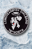 Écusson de la ville de LONGYEARBYEN - SVALBARD - 78° NORTH