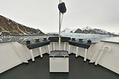 Vue du glacier "Blomstrand" depuis l'avant du "MS Nordstjernen" - SVALBARD (04-06-2018 / 08H35)