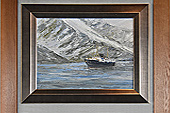 Tableau représentant le "Passenger / Cargo Ship" MS NORDSTJERNEN