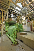 Pour terminer la visite, l'imposante salle des machines du MS NORDSTJERNEN - SVALBARD