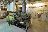 Pour terminer la visite, l'imposante salle des machines du MS NORDSTJERNEN - SVALBARD