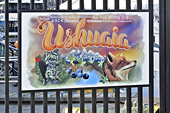 Affiche à l'entrée du port - Ushuaia - ARGENTINE