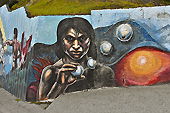 Street Art dans une rue - Ushuaia - ARGENTINE