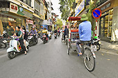 Promenade en cyclo-pousse dans les rues d'Hanoï - Viêtnam