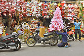 Magasin d'articles festifs (En ce moment, pour les fêtes de fin d'année) - Hanoï - Viêtnam