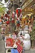 Magasin d'articles festifs (En ce moment, pour les fêtes de fin d'année) - Hanoï - Viêtnam