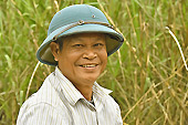 Portrait d'un rameur - Ninh Binh ou la baie d'Halong terrestre - Viêtnam