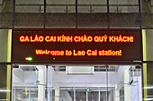 Arrivée du train à Lào Cai vers 6h du matin après 8h pour faire 252 km - Viêtnam