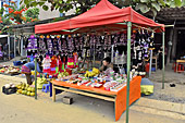 Étalage de marchandises sur le marché de "Coc Ly" à "Bac Ha" - Viêtnam