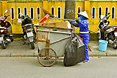 Nettoyage des rues - Hoi An - Viêtnam