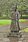 Mandarin gardien du temple - Tombeau de Minh Mang - Hué - Viêtnam