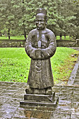Mandarin gardien du temple - Tombeau de Minh Mang - Hué - Viêtnam