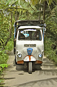 Transport en tuk-tuk pour rejoindre la rive du bras du Mékong "Ben Tre Vung Tau" - My Tho - Viêtnam