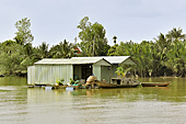 Navigation sur le bras du Mékong, Ben Tre Vung Tau - My Tho - Viêtnam