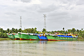 Navigation sur le bras du Mékong, Ben Tre Vung Tau - My Tho - Viêtnam