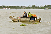 Navigation sur le bras du Mékong, Ben Tre Vung Tau - My Tho - Viêtnam