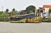 Navigation sur le bras du Mékong, Ben Tre Vung Tau - My Tho - Viêtnam