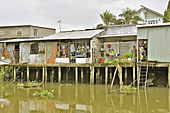 Navigation sur la Ba Lang River dans le delta du Mékong - Can Tho - Viêtnam