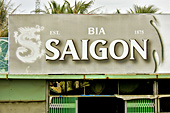 Panneau à l'entrée d'Hô Chi Minh-Ville, anciennement Saïgon - Viêtnam