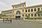 Poste centrale de Saïgon (1886-1891) - Architecte Alfred Foulhoux - Charpente métallique Gustave Eiffel - Hô Chi Minh-Ville - Viêtnam